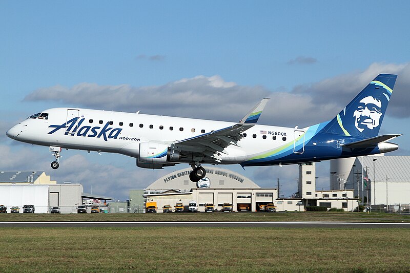 Alaska Airlines flight attendant