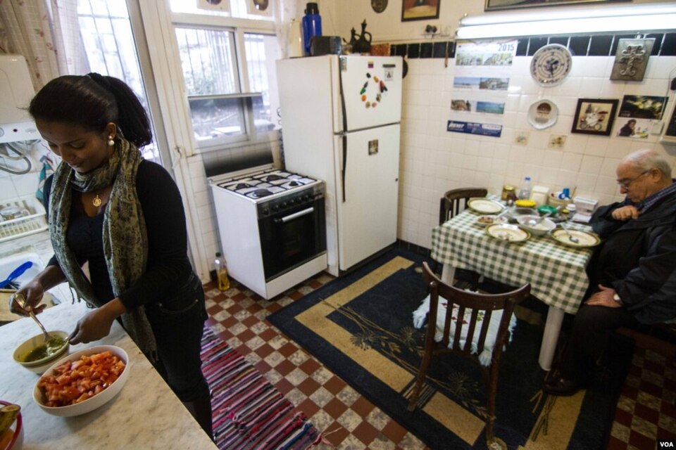 unknown female domestic worker